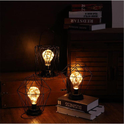 Minimalist Hollow LED Table Lamp – Modern Desk & Night Light