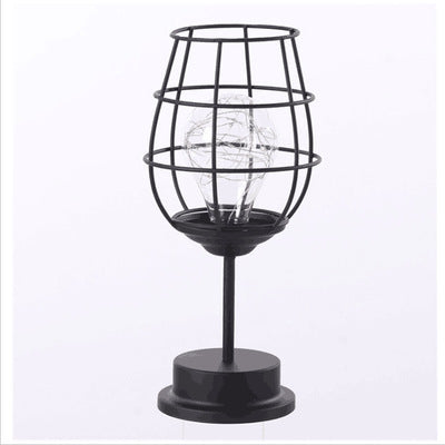 Minimalist Hollow LED Table Lamp – Modern Desk & Night Light