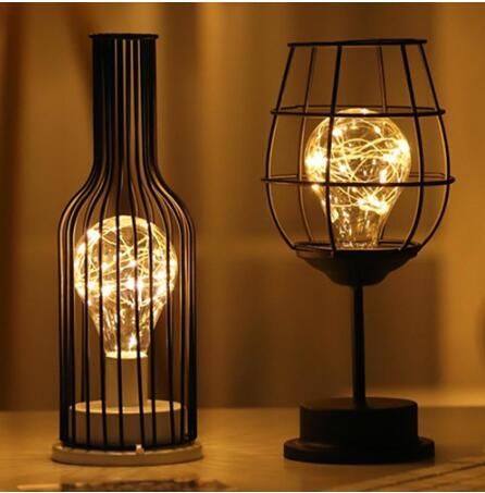 Minimalist Hollow LED Table Lamp – Modern Desk & Night Light