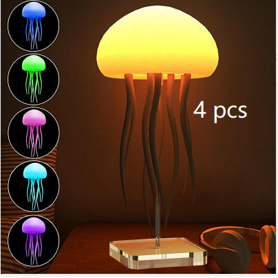 Relaxing LED Jellyfish Lamp – Mesmerizing Mood Light & Smart Night Lamp for Bedroom or Living Room