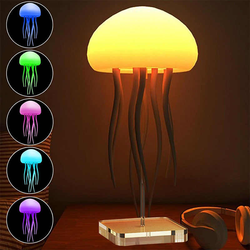 Relaxing LED Jellyfish Lamp – Mesmerizing Mood Light & Smart Night Lamp for Bedroom or Living Room