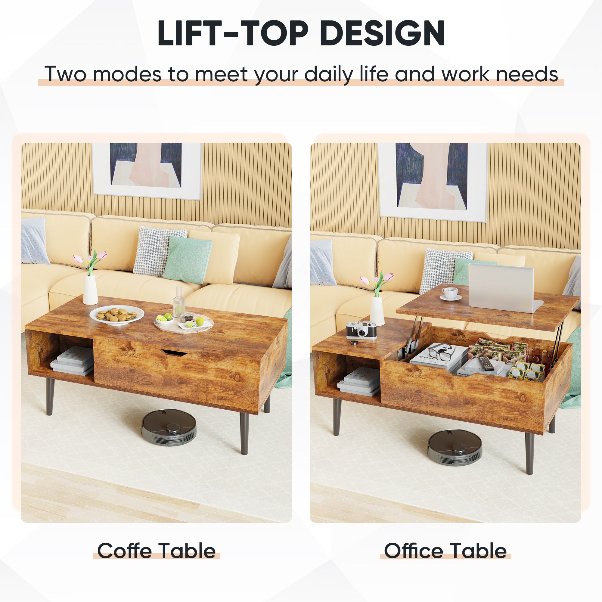 Modern Coffee Table for Living Room – Stylish & Functional Design