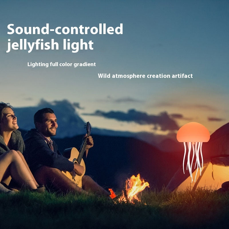 Relaxing LED Jellyfish Lamp – Mesmerizing Mood Light & Smart Night Lamp for Bedroom or Living Room