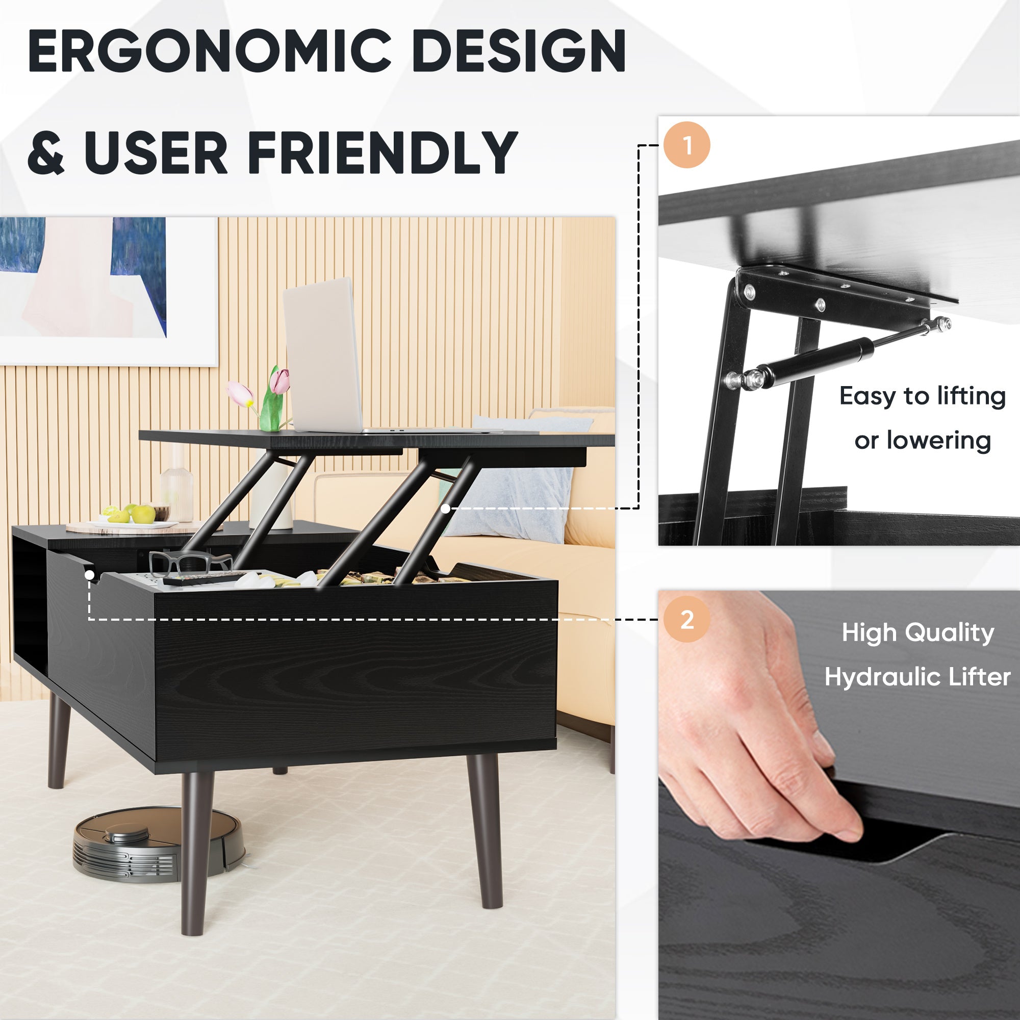 Modern Coffee Table for Living Room – Stylish & Functional Design