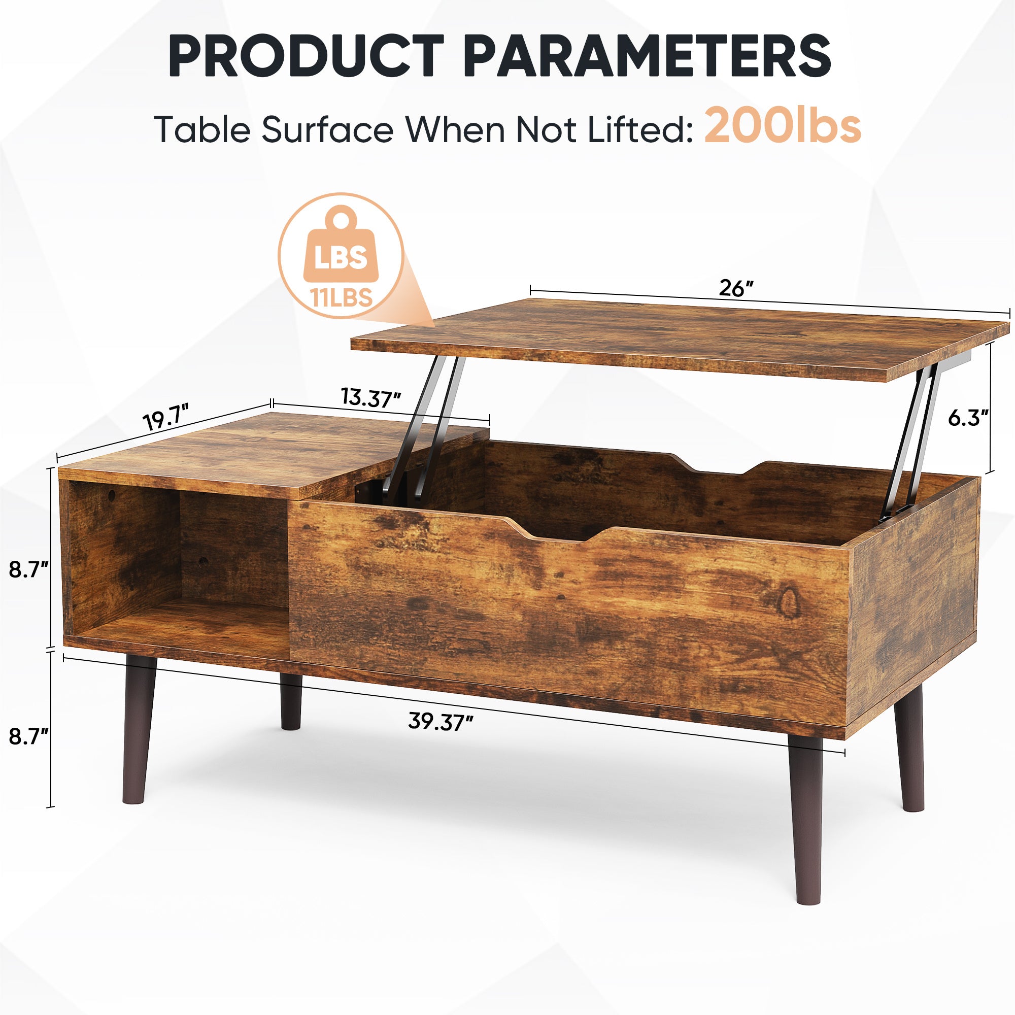 Modern Coffee Table for Living Room – Stylish & Functional Design